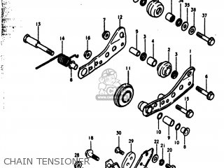CHAIN TENSIONER - RM250 1979 (N) USA (E03)
