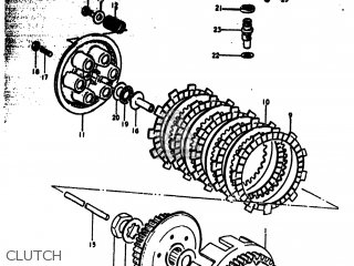 CLUTCH - RM250 1979 (N) USA (E03)