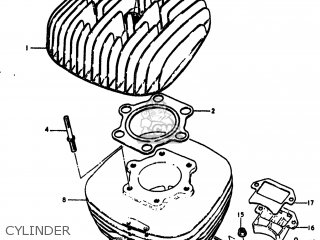 CYLINDER - RM250 1979 (N) USA (E03)