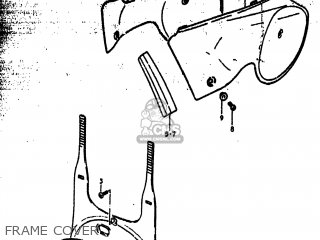 FRAME COVER - RM250 1979 (N) USA (E03)