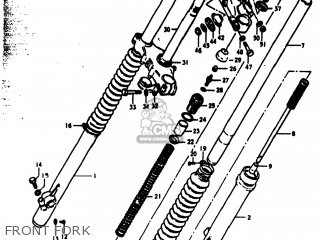 FRONT FORK - RM250 1979 (N) USA (E03)