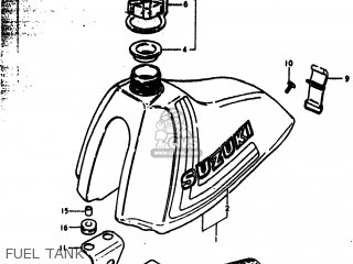 FUEL TANK - RM250 1979 (N) USA (E03)
