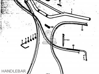 HANDLEBAR - RM250 1979 (N) USA (E03)