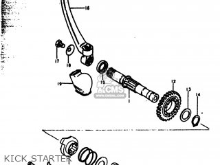 KICK STARTER - RM250 1979 (N) USA (E03)