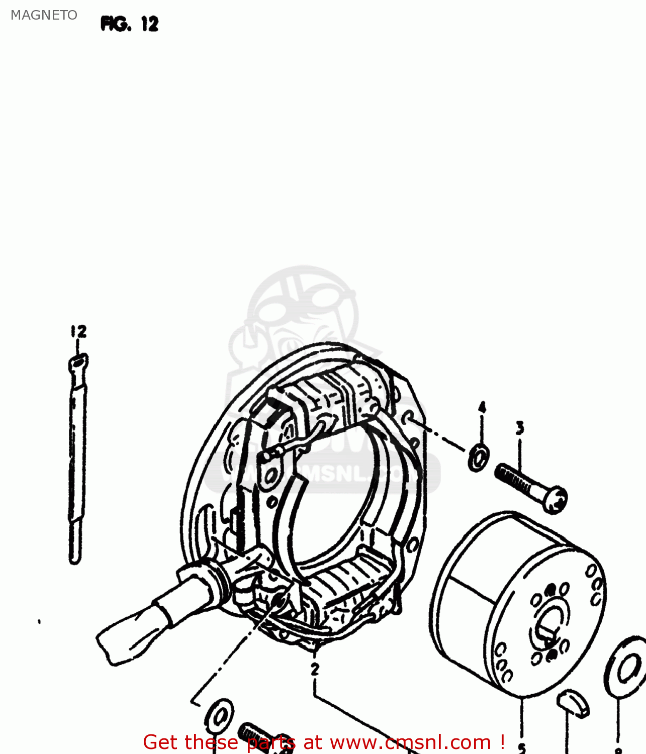 MAGNETO RM250 1980 (T) USA (E03)
