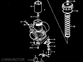 CARBURETOR - RM250 1980 (T) USA (E03)