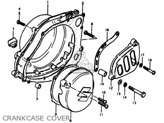 CRANKCASE COVER - RM250 1980 (T) USA (E03)