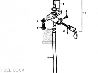 FUEL COCK - RM250 1980 (T) USA (E03)
