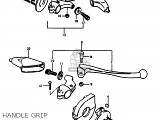 HANDLE GRIP - RM250 1980 (T) USA (E03)