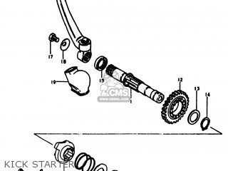 KICK STARTER - RM250 1980 (T) USA (E03)
