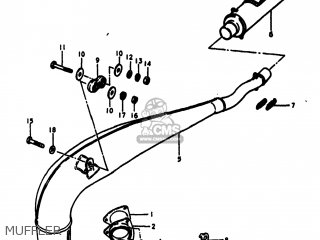 MUFFLER - RM250 1980 (T) USA (E03)