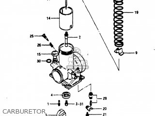 CARBURETOR - RM250 1981 (X) USA (E03)
