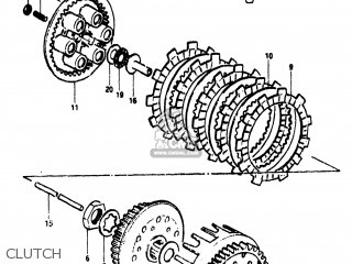 CLUTCH - RM250 1981 (X) USA (E03)