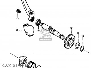 KICK STARTER - RM250 1981 (X) USA (E03)