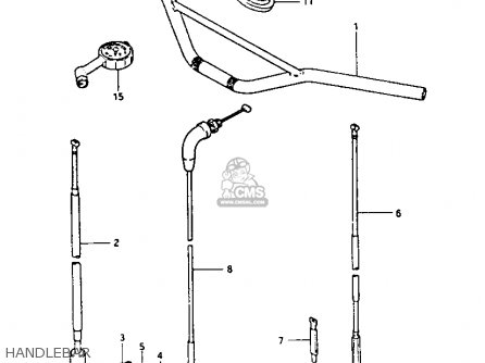 HANDLEBAR - RM250 1981 (X)