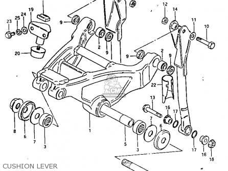 CUSHION LEVER - RM250 1981 (X)