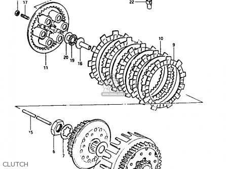 CLUTCH - RM250 1981 (X)
