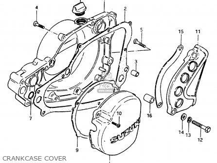 Suzuki RM250 1982 (Z) parts lists and schematics