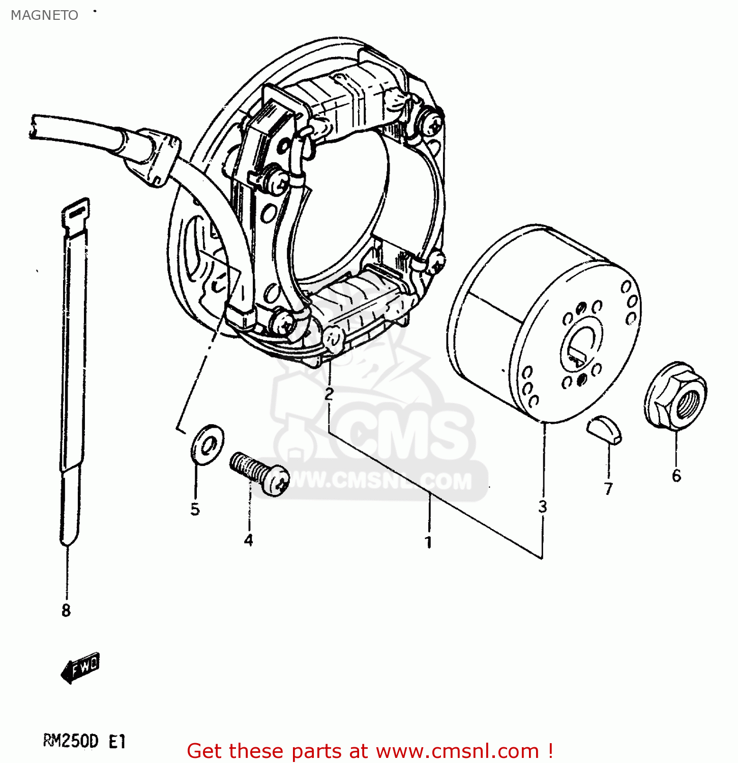 MAGNETO RM250 1982 (Z)