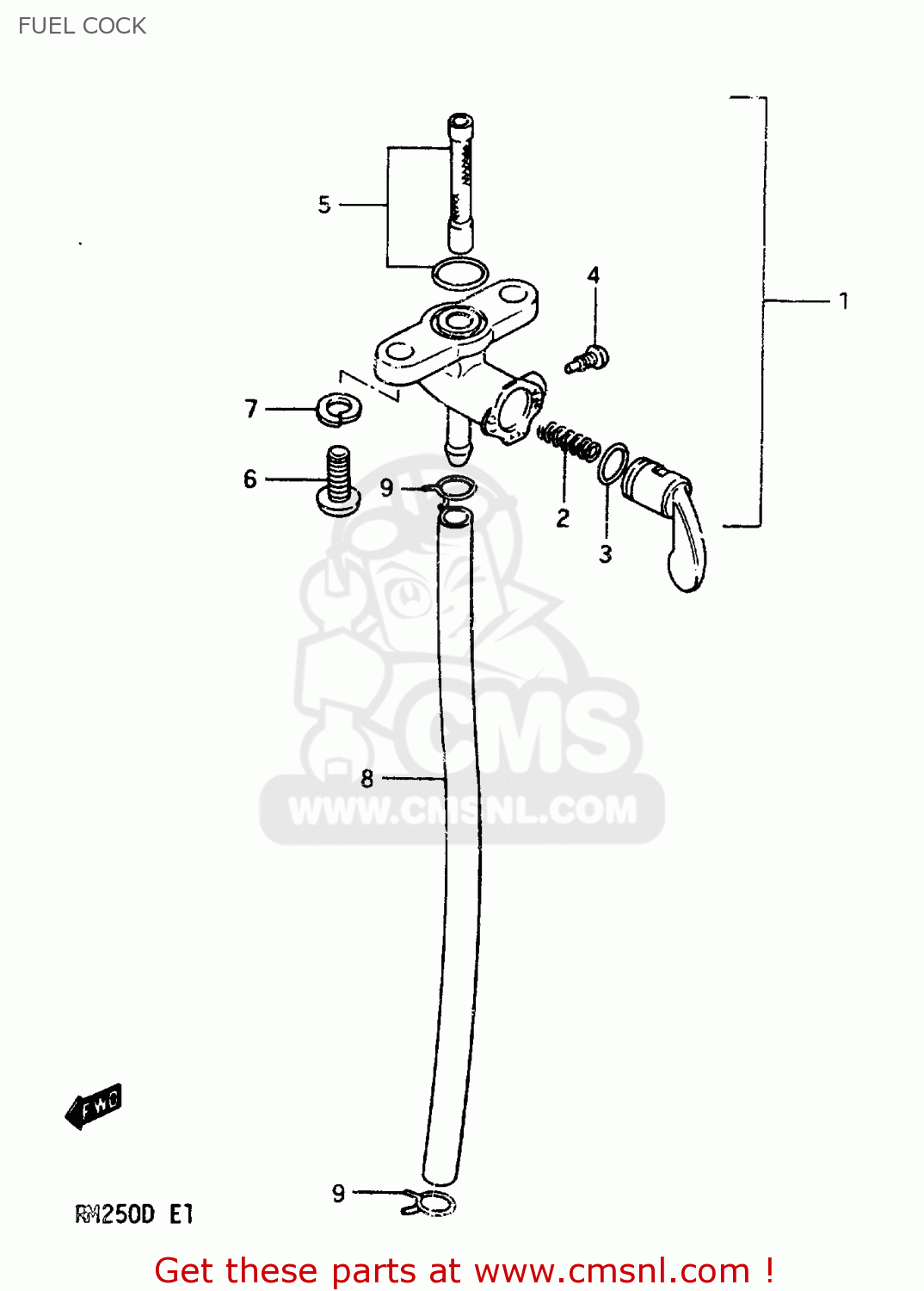FUEL COCK RM250 1982 (Z)