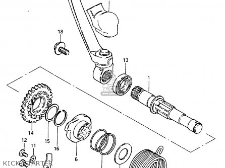 KICK STARTER - RM250 1982 (Z)