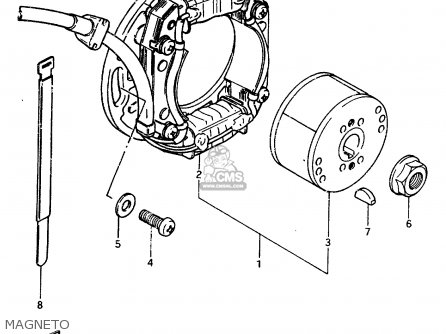 MAGNETO - RM250 1982 (Z)