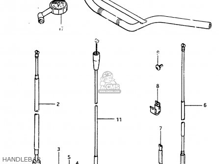 HANDLEBAR - RM250 1982 (Z)