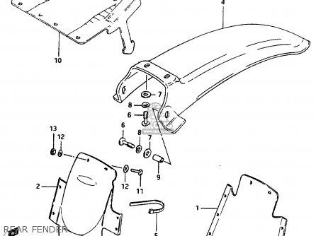 Suzuki RM250 1983 (D) parts lists and schematics