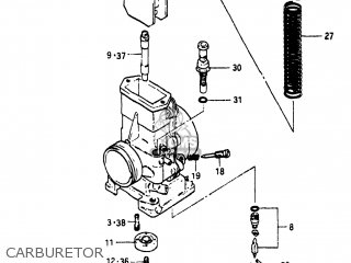 CARBURETOR - RM250 1983 (D) USA (E03)