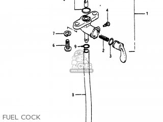 FUEL COCK - RM250 1983 (D) USA (E03)