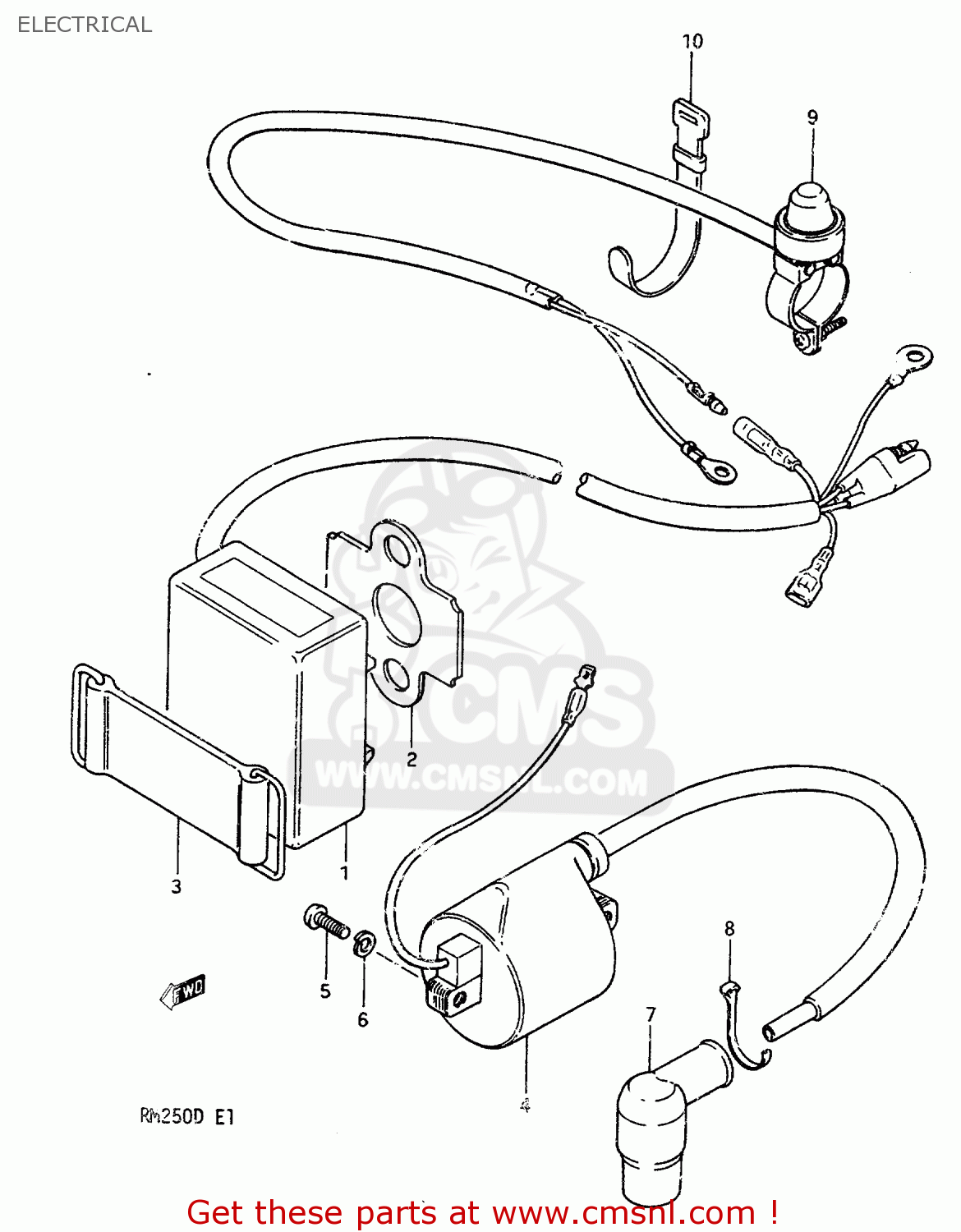 ELECTRICAL RM250 1983 (D)