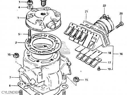 CYLINDER - RM250 1983 (D)