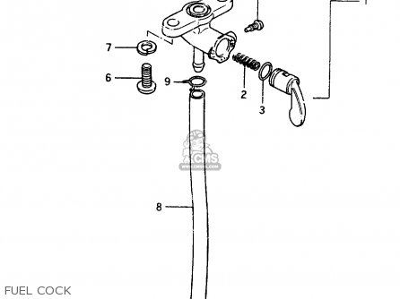 FUEL COCK - RM250 1983 (D)