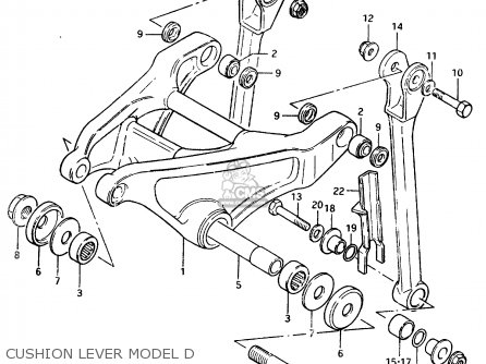 CUSHION LEVER MODEL D - RM250 1983 (D)