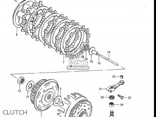CLUTCH - RM250 1984 (E) USA (E03)