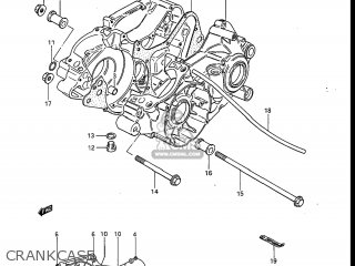 CRANKCASE - RM250 1984 (E) USA (E03)