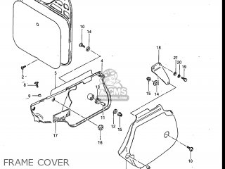 FRAME COVER - RM250 1984 (E) USA (E03)
