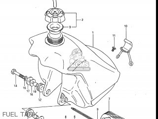 FUEL TANK - RM250 1984 (E) USA (E03)