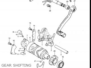 GEAR SHIFTING - RM250 1984 (E) USA (E03)