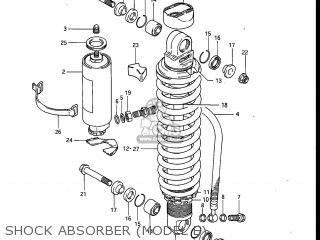 SHOCK ABSORBER (MODEL E) - RM250 1984 (E) USA (E03)
