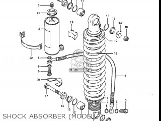 SHOCK ABSORBER (MODEL F) - RM250 1984 (E) USA (E03)