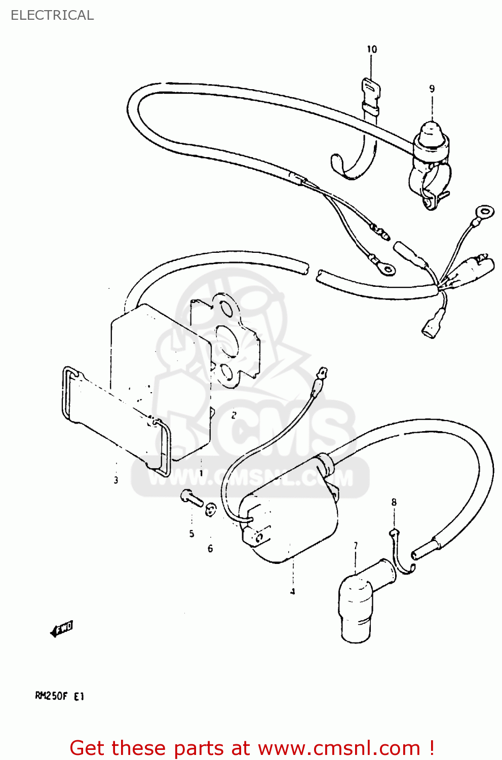 ELECTRICAL RM250 1984 (E)