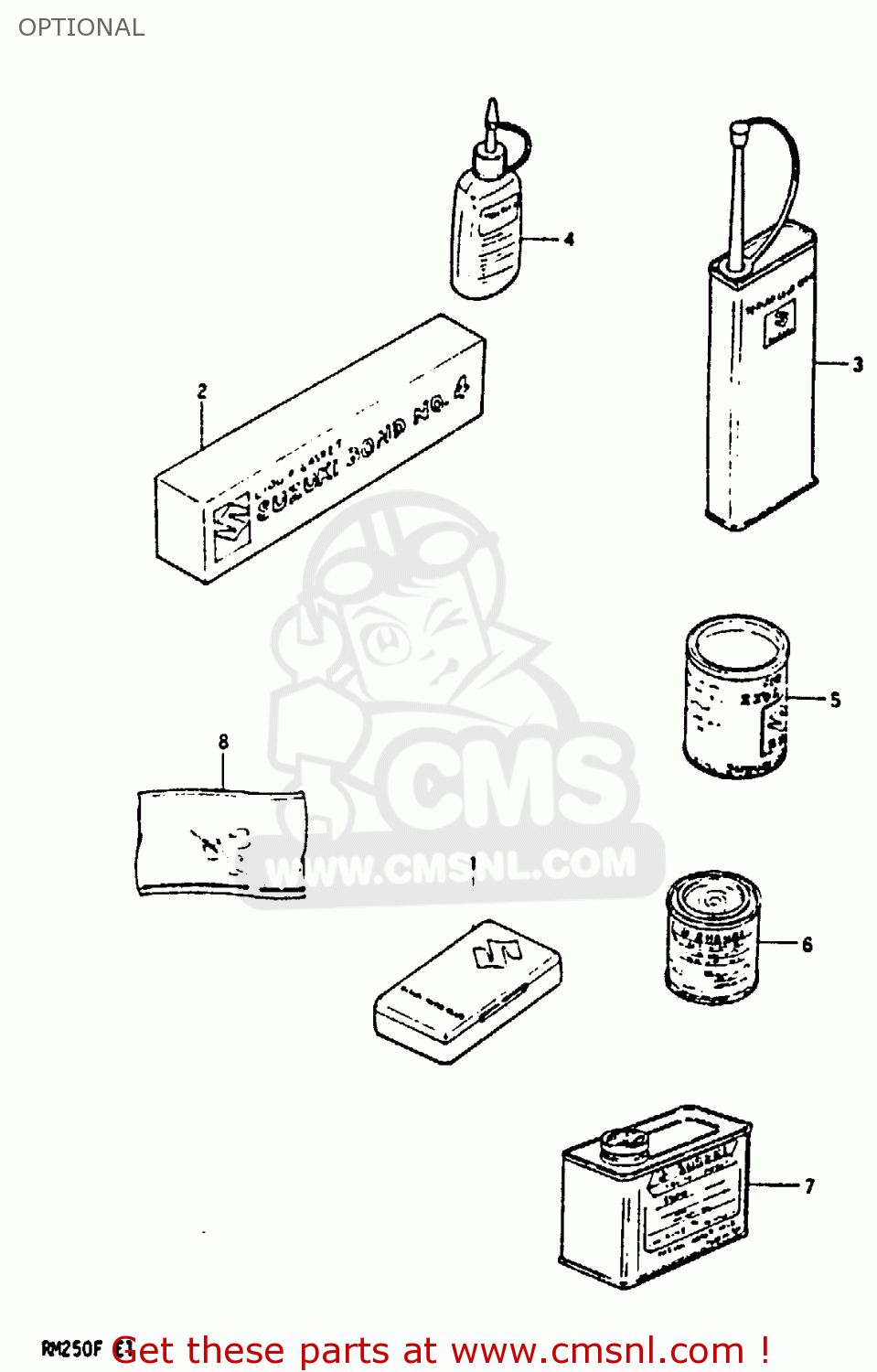 OPTIONAL RM250 1984 (E)