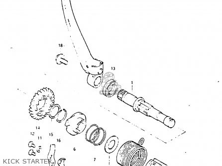 KICK STARTER - RM250 1984 (E)