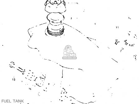 FUEL TANK - RM250 1984 (E)