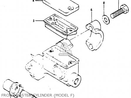 FRONT MASTER CYLINDER (MODEL F) - RM250 1984 (E)