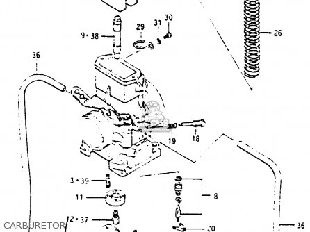 Suzuki RM250 1985 (F) parts lists and schematics