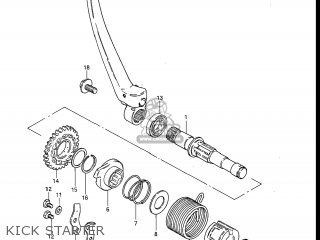 KICK STARTER - RM250 1985 (F) USA (E03)