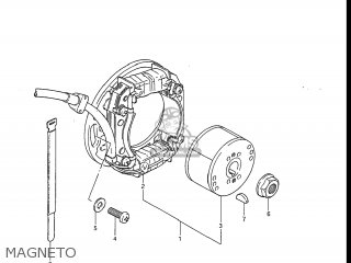 MAGNETO - RM250 1985 (F) USA (E03)