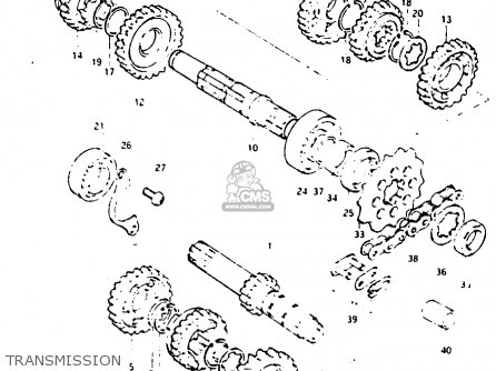 TRANSMISSION - RM250 1985 (F)